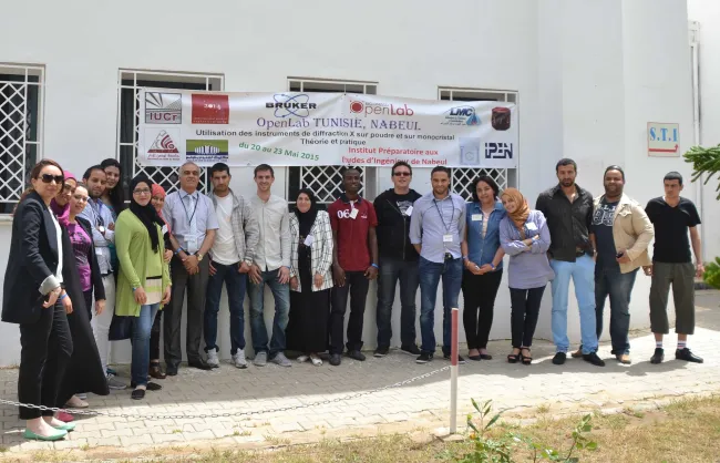 2015: IUCr-UNESCO Open Lab: Travelling Laboratory Nabeul