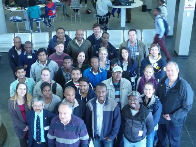 2014: 2nd Bloemfontein School on Fundamental Crystallography: Group photo